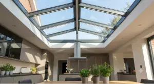 Cerramiento de aluminio para tragaluz