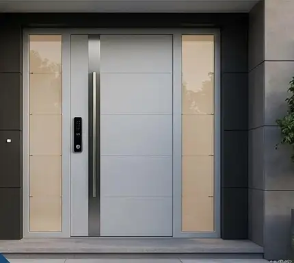 Puertas de aluminio modernas