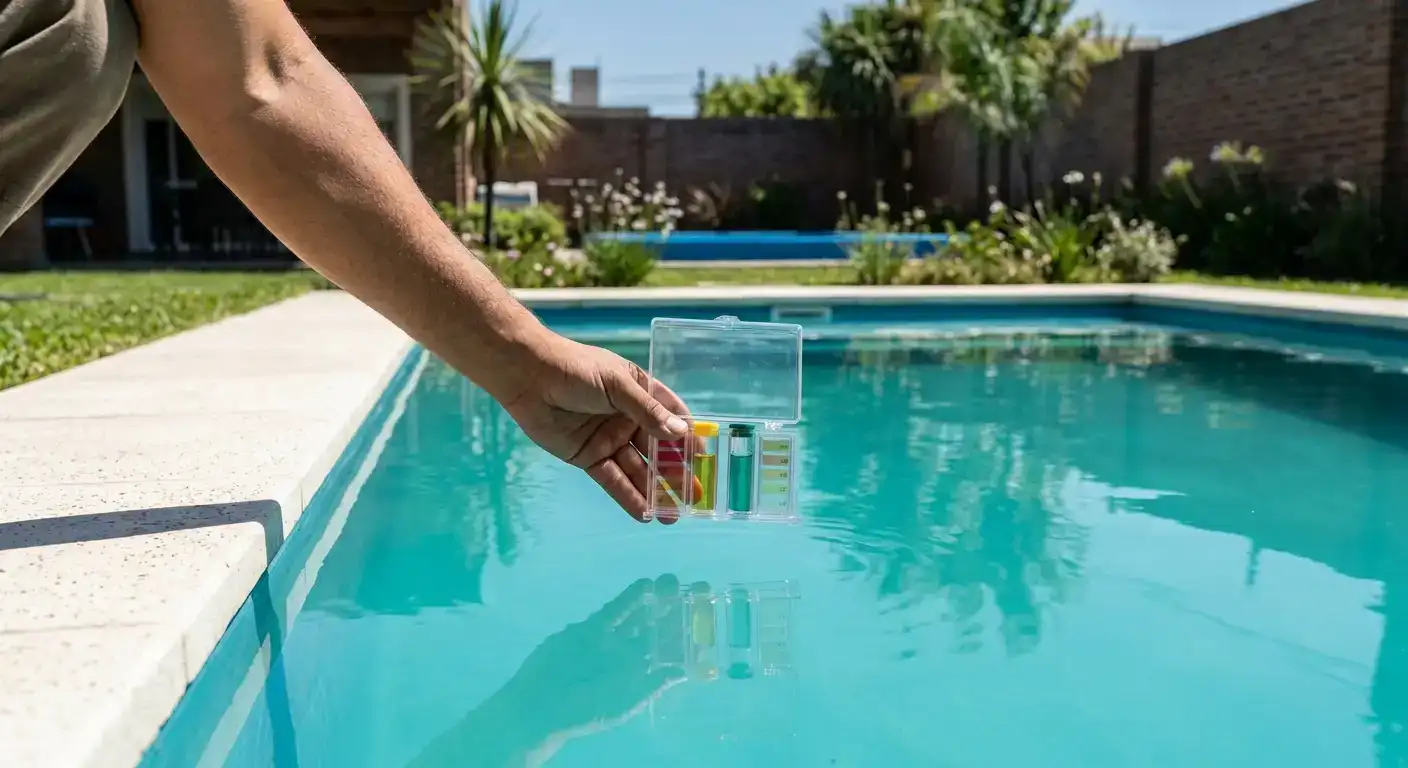 Análisis químico del agua de piscinas