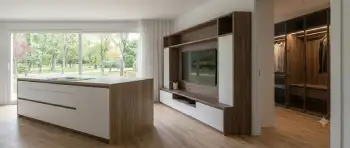 Living con muebles a medida, CABA